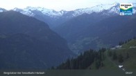 Archiv Foto Webcam Großarl - Bergstation 6er Sesselbahn Harbach 04:00