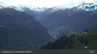 Archiv Foto Webcam Großarl - Bergstation 6er Sesselbahn Harbach 04:00