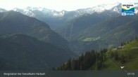 Archiv Foto Webcam Großarl - Bergstation 6er Sesselbahn Harbach 06:00