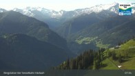 Archiv Foto Webcam Großarl - Bergstation 6er Sesselbahn Harbach 07:00