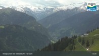 Archived image Webcam Großarl - Bergstation 6er Sesselbahn Harbach 12:00
