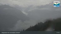 Archived image Webcam Großarl - Bergstation 6er Sesselbahn Harbach 16:00