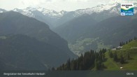 Archived image Webcam Großarl - Bergstation 6er Sesselbahn Harbach 08:00