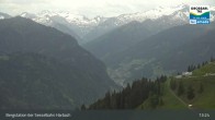 Archived image Webcam Großarl - Bergstation 6er Sesselbahn Harbach 12:00