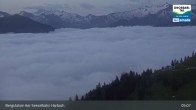 Archiv Foto Webcam Großarl - Bergstation 6er Sesselbahn Harbach 04:00