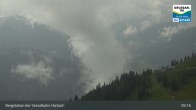 Archiv Foto Webcam Großarl - Bergstation 6er Sesselbahn Harbach 08:00
