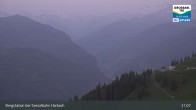 Archiv Foto Webcam Großarl - Bergstation 6er Sesselbahn Harbach 02:00