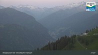 Archiv Foto Webcam Großarl - Bergstation 6er Sesselbahn Harbach 02:00
