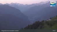 Archiv Foto Webcam Großarl - Bergstation 6er Sesselbahn Harbach 04:00