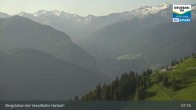Archiv Foto Webcam Großarl - Bergstation 6er Sesselbahn Harbach 06:00