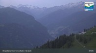 Archiv Foto Webcam Großarl - Bergstation 6er Sesselbahn Harbach 20:00