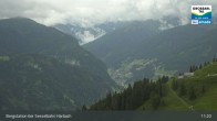 Archived image Webcam Großarl - Bergstation 6er Sesselbahn Harbach 10:00