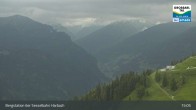 Archived image Webcam Großarl - Bergstation 6er Sesselbahn Harbach 14:00