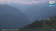 Archiv Foto Webcam Großarl - Bergstation 6er Sesselbahn Harbach 20:00