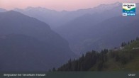 Archiv Foto Webcam Großarl - Bergstation 6er Sesselbahn Harbach 04:00