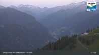 Archiv Foto Webcam Großarl - Bergstation 6er Sesselbahn Harbach 02:00