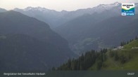 Archiv Foto Webcam Großarl - Bergstation 6er Sesselbahn Harbach 04:00