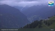 Archiv Foto Webcam Großarl - Bergstation 6er Sesselbahn Harbach 04:00
