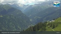 Archiv Foto Webcam Großarl - Bergstation 6er Sesselbahn Harbach 14:00