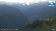 Archiv Foto Webcam Großarl - Bergstation 6er Sesselbahn Harbach 04:00
