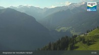 Archiv Foto Webcam Großarl - Bergstation 6er Sesselbahn Harbach 07:00