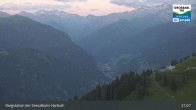 Archiv Foto Webcam Großarl - Bergstation 6er Sesselbahn Harbach 20:00