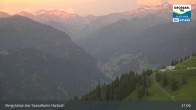 Archiv Foto Webcam Großarl - Bergstation 6er Sesselbahn Harbach 20:00