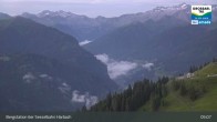 Archived image Webcam Großarl - Bergstation 6er Sesselbahn Harbach 04:00