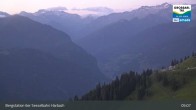 Archiv Foto Webcam Großarl - Bergstation 6er Sesselbahn Harbach 04:00