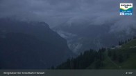 Archiv Foto Webcam Großarl - Bergstation 6er Sesselbahn Harbach 02:00