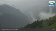 Archiv Foto Webcam Großarl - Bergstation 6er Sesselbahn Harbach 12:00
