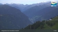 Archiv Foto Webcam Großarl - Bergstation 6er Sesselbahn Harbach 02:00