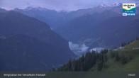 Archiv Foto Webcam Großarl - Bergstation 6er Sesselbahn Harbach 04:00