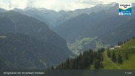 Archiv Foto Webcam Großarl - Bergstation 6er Sesselbahn Harbach 10:00