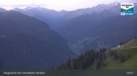 Archiv Foto Webcam Großarl - Bergstation 6er Sesselbahn Harbach 04:00