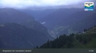 Archiv Foto Webcam Großarl - Bergstation 6er Sesselbahn Harbach 02:00
