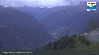 Archiv Foto Webcam Großarl - Bergstation 6er Sesselbahn Harbach 02:00