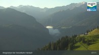 Archiv Foto Webcam Großarl - Bergstation 6er Sesselbahn Harbach 06:00
