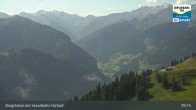 Archiv Foto Webcam Großarl - Bergstation 6er Sesselbahn Harbach 08:00