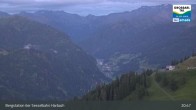 Archiv Foto Webcam Großarl - Bergstation 6er Sesselbahn Harbach 20:00