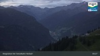 Archiv Foto Webcam Großarl - Bergstation 6er Sesselbahn Harbach 04:00