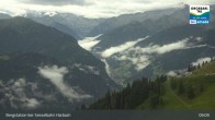 Archiv Foto Webcam Großarl - Bergstation 6er Sesselbahn Harbach 08:00
