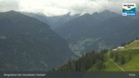 Archiv Foto Webcam Großarl - Bergstation 6er Sesselbahn Harbach 14:00
