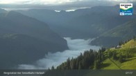 Archiv Foto Webcam Großarl - Bergstation 6er Sesselbahn Harbach 06:00