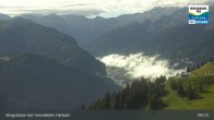 Archiv Foto Webcam Großarl - Bergstation 6er Sesselbahn Harbach 08:00
