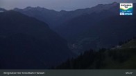 Archiv Foto Webcam Großarl - Bergstation 6er Sesselbahn Harbach 04:00