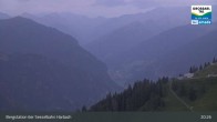 Archiv Foto Webcam Großarl - Bergstation 6er Sesselbahn Harbach 02:00