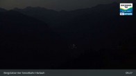 Archived image Webcam Großarl - Bergstation 6er Sesselbahn Harbach 04:00