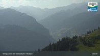 Archived image Webcam Großarl - Bergstation 6er Sesselbahn Harbach 08:00