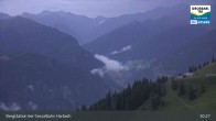 Archiv Foto Webcam Großarl - Bergstation 6er Sesselbahn Harbach 20:00
